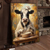 Joycorners Chef Cow Baking Canvas Wall Art