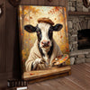 Joycorners Artist Cow Painting Canvas Wall Art