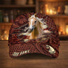 Joycorners Personalized Horse Carving Brown Pattern Style Cap (9 Breeds)