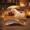 Joycorners Personalized Horse Herd Sunset Background Cap (9 Breeds)