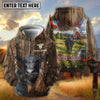 Joycorners Personalized Cow Back Portrait Sunny Ranch Name & Farm Name Cattle Hoodie (9 Breeds)