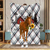 Joycorner Personalized Farmhouse Plaid Cow Blanket (12 Cattle Breeds)