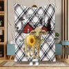 Joycorner Personalized Farmhouse Plaid Cow Blanket (12 Cattle Breeds)