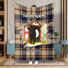 Joycorners Personalized Farm Name & Established Year Barn Door Blanket (10 Cattle Breeds)