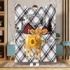 Joycorner Personalized Farmhouse Plaid Cow Blanket (12 Cattle Breeds)