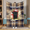 Joycorners Personalized Farm Name & Established Year Barn Door Blanket (10 Cattle Breeds)