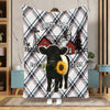 Joycorner Personalized Farmhouse Plaid Cow Blanket (12 Cattle Breeds)