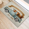 Joycorners Welcome to Our Farm Personalized Cow Truck Doormat (12 Cattle Breeds)