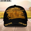 Joycorners Personalized Name & Farm Name Black Cattle Cap