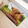 Joycorners Personalized Welcome to the Farm Cow Doormat (10 Cattle Breeds)