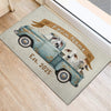 Joycorners Welcome to Our Farm Personalized Cow Truck Doormat (12 Cattle Breeds)
