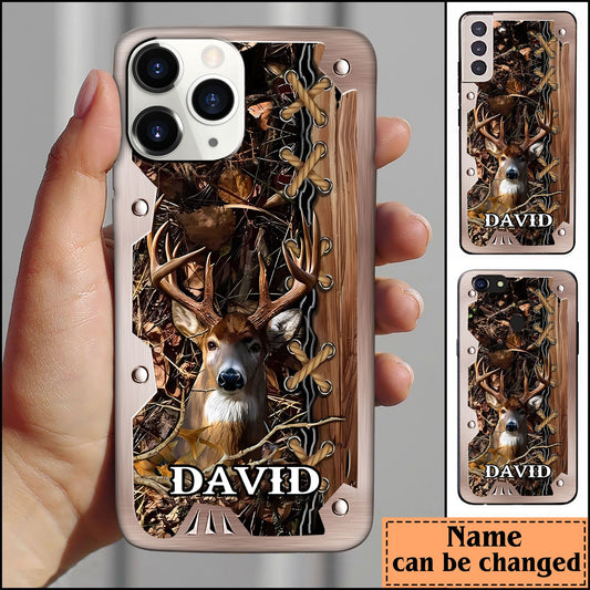 Joycorners Deer Hunting Lover Personalized Name Phone Case LM0912