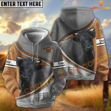 Joycorners Dexter Metal Pattern Personalized Name 3D Hoodie