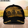 Joycorners Personalized Name & Farm Name Black Cattle Cap
