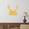 Joycorners Personalized Deer Antler Monogram Metal Sign-Deer Antlers Decor-Deer Cabin Sign LM0110