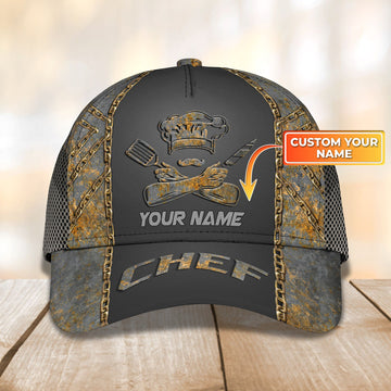 Joycorners Chef 9 Customized Name Cap