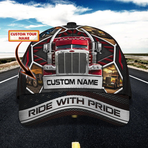 Truck Driver Custom Name Cap Collection