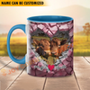 Joycorners Beefmaster Couple Personalized Name Two Tone Mug