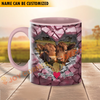 Joycorners Beefmaster Couple Personalized Name Two Tone Mug