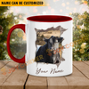 Joycorners Belted Galloway Funny Personalized Name Two Tone Mug