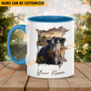 Joycorners Belted Galloway Funny Personalized Name Two Tone Mug