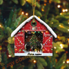 Joycorners Personalized Farm Name Cow Christmas Barn Ornament Acrylic Ornament (14 Breed Options)