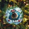 Joycorners Personalized Farmhouse Cow Acrylic Ornament (14 Breed Options)