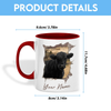 Joycorners Black Angus Funny Personalized Name Two Tone Mug