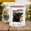Joycorners Black Angus Funny Personalized Name Two Tone Mug