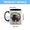 Joycorners Black Angus Personalized Name Christmas Farmyard Mug