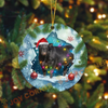 Joycorners Personalized Farmhouse Cow Acrylic Ornament (14 Breed Options)