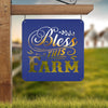 Joycorners Bless This Farm Metal Sign-Home Decor Sign LM0110