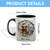 Joycorners Brahman Personalized Name Christmas Farmyard Mug