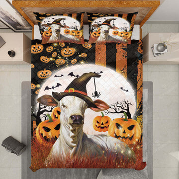 Joycorners Happy Halloween Brahman Pumpkin Bedding Set