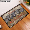 Joycorners Brangus Personalized - Welcome  Doormat