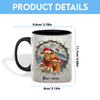 Joycorners Brown Swiss Personalized Name Christmas Farmyard Mug