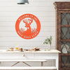 Joycorners Rustic Deer Metal Sign - Outdoor Hunting Decor - Unique Cabin Wall Hanging - Country Farmhouse Wall Art - Personalized Signs - Gift for Dad LM0110