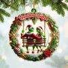 Joycorners Custom Name Couple Ornament, Together Since, Lover Christmas Gift 2D Flat LM2111