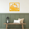 Joycorners Personalized Cabin with Deer Welcome Metal Sign LM0110