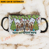 Joycorners Charolais Christmas Personalized Name Two Tone Mug