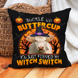 Joycorners Happy Halloween Charolais Buckle Up Butter Cup Pillow Case