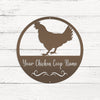 Joycorners Chicken Coop Sign , Poultry Sign, Personalized Chicken Coop Sign, Custom Chicken Sign, Chicken Lover Gift LM0110