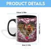 Joycorners Chicken Couple Personalized Name Two Tone Mug