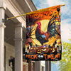 Joycorners Happy Halloween Chicken Peck Or Treat 3D Printed Flag