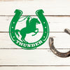 Joycorners Horse Shoe Personalized Sign and Decor, Horse Gift and Horse Wall Art, Horse Girl LM0110