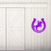 Joycorners Horse Shoe Personalized Sign and Decor, Horse Gift and Horse Wall Art, Horse Girl LM0110