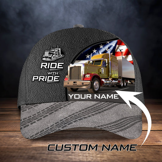 Joycorners Truck Customized Name 3D Cap