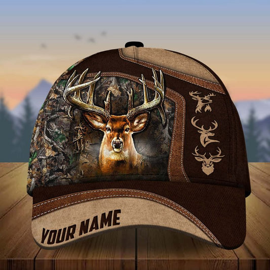 Joycorners Collab Artist Deer Hunting Personalized Hat 3D Printed Multicolor