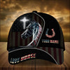 Personalized patriot horse american flag cap