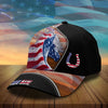 Personalized patriot US horse american flag cap